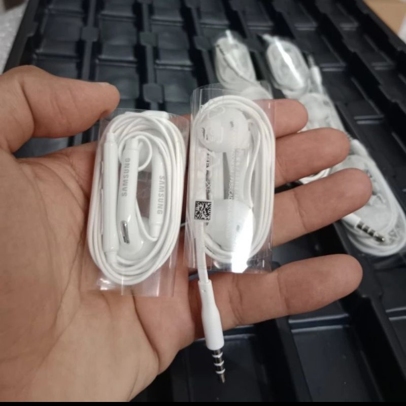 HEADSET EARPHONE HANDSFREE SAMSUNG GALAXY S6 / S7 /A32 /A52 ORIGINAL MADE IN INDONESIA