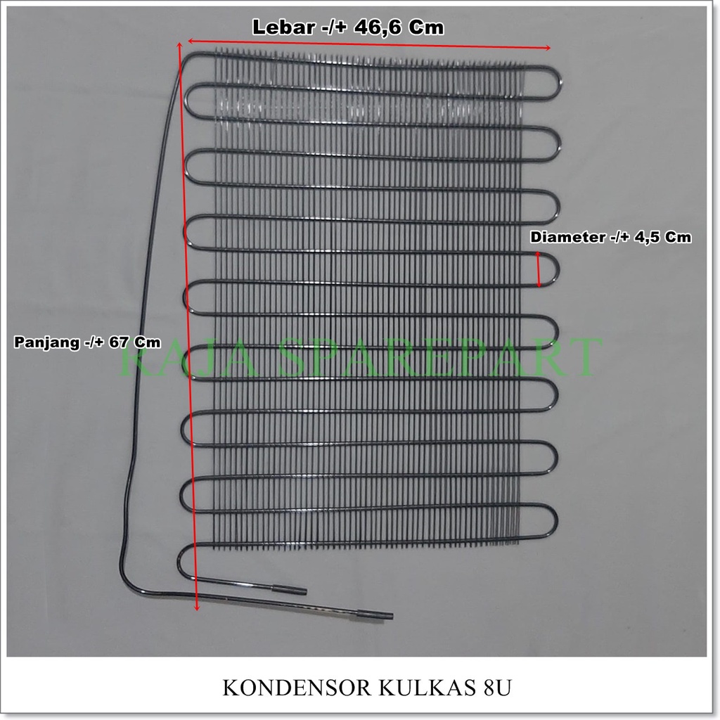 [HARGA 1 DUS = 10 BIJI] Condensor Kulkas 8U / Kondensor Ulir 8Uben Universal