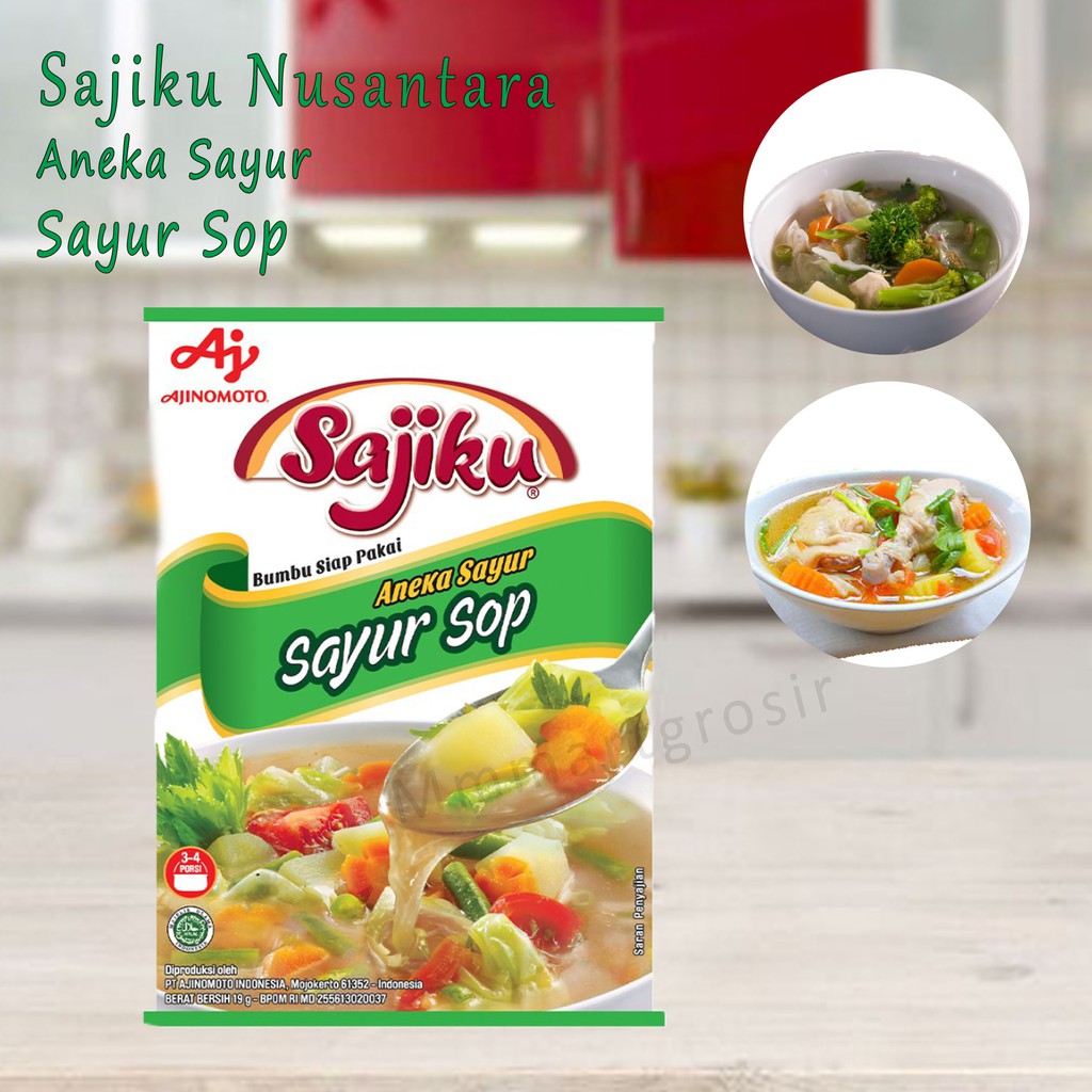 SAJIKU BUMBU SIAP PAKAI ANEKA SAYUR SOP 19g