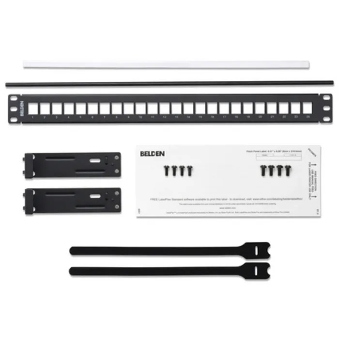 Patch Panel 24 Port Cat.6 NPP-C61BLK241