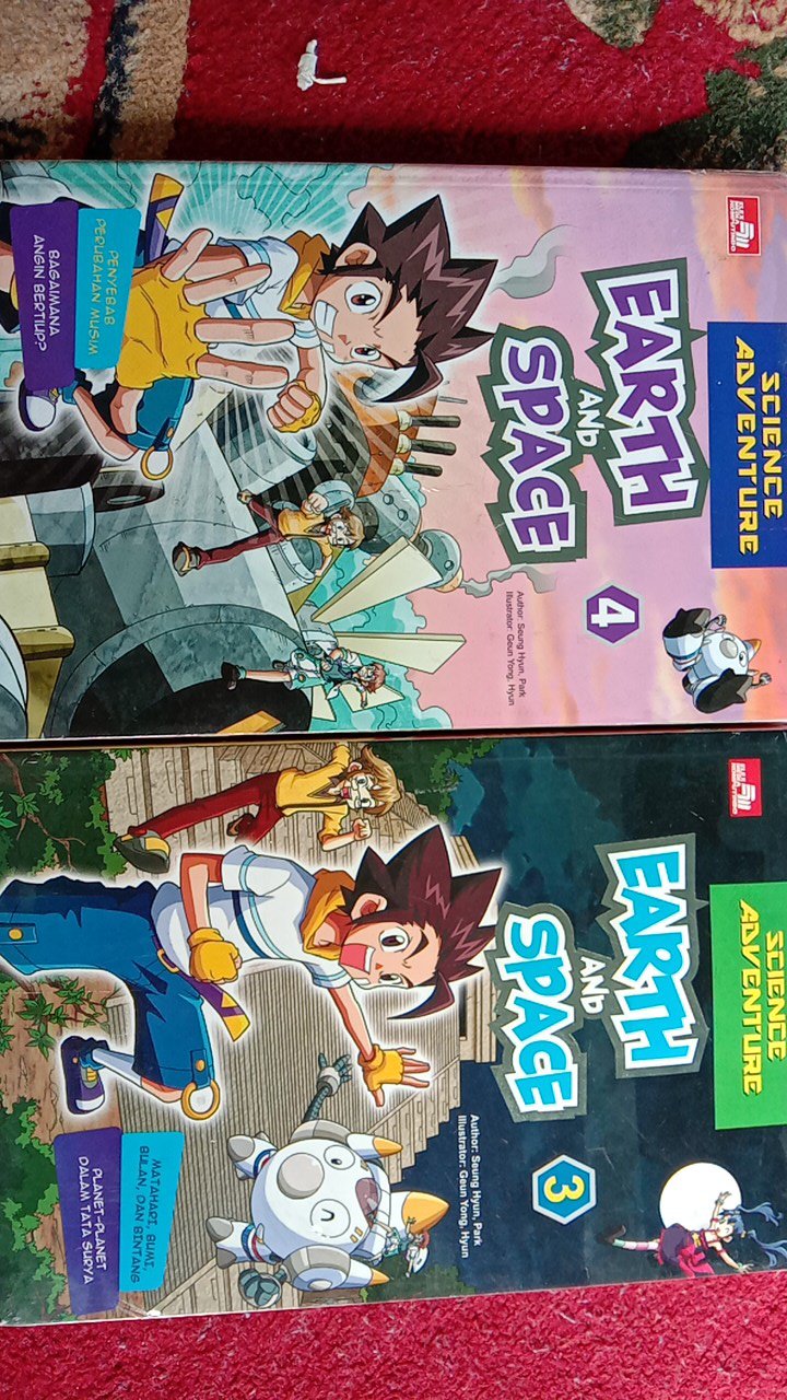 Earth And Space Seri Science Adventure Komik Sains Sience Comic Shopee Indonesia