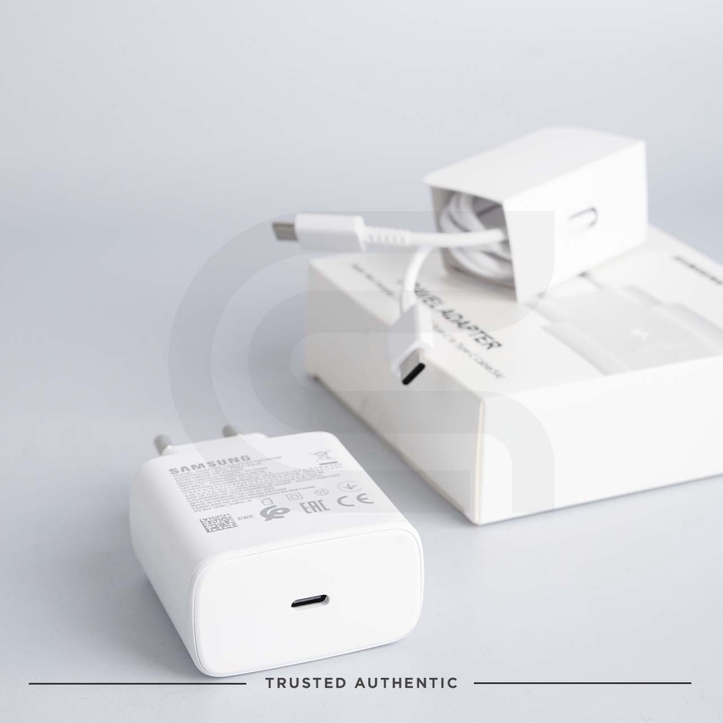 SAMSUNG SUPER FAST CHARGING TYPE C 45 WATT PUTIH C TO C ORIGINAL