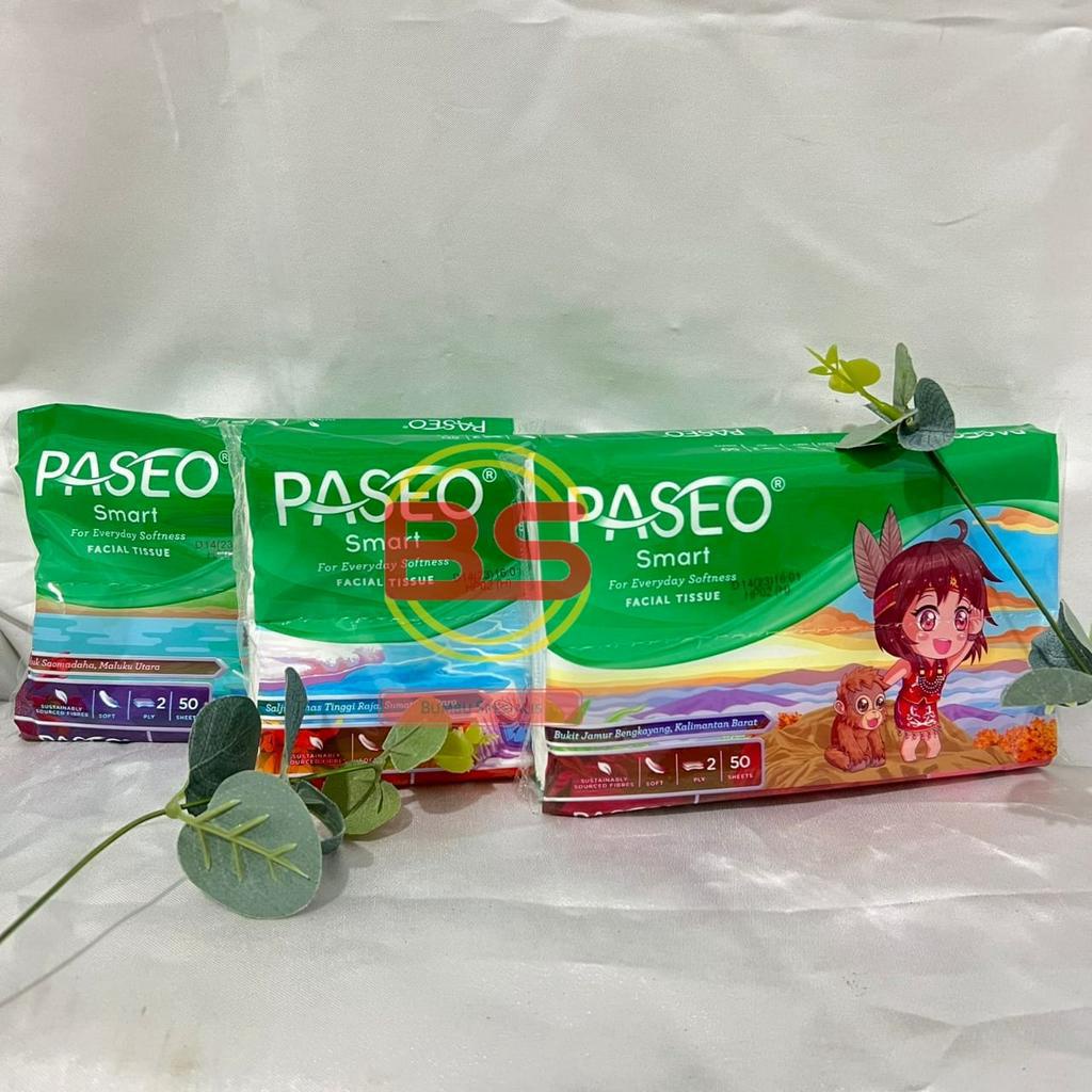 Tissue Paseo smart Travel pack 2ply 50 sheets / Tisu paseo 50 sheet