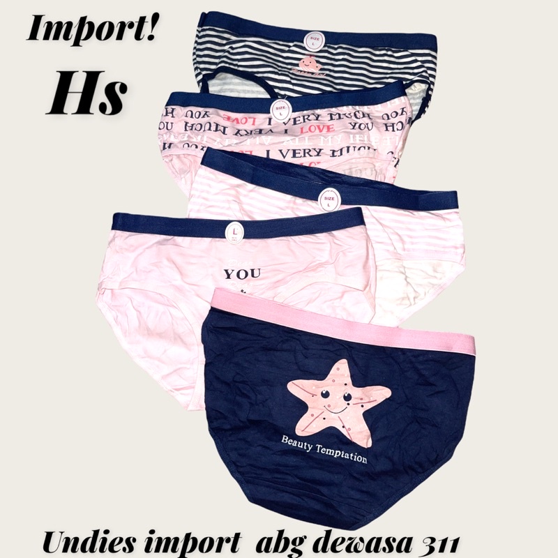 CELANA DALAM IMPORT BAN KODE 311/UNDIES WANITA