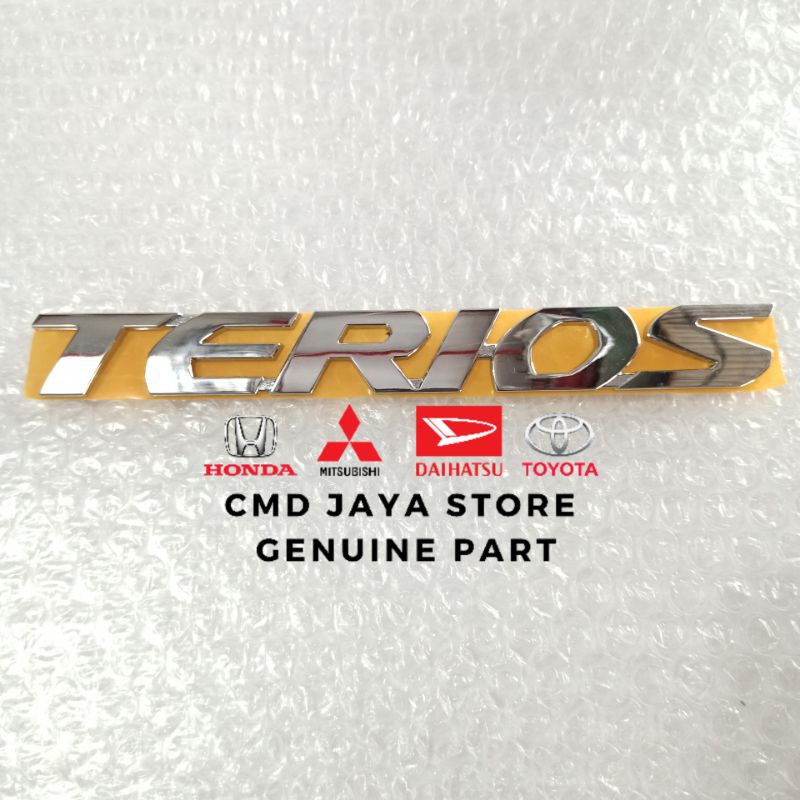 Logo Emblem Tulisan Terios 2018-2020 Original