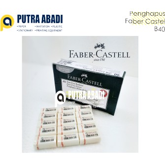 

Empat Buah Penghapus Pensil Faber Castell Putih Setip Faber-Castell Eraser Faber-Castell Ori