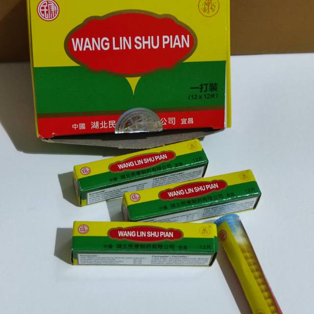 

Wang Lin Shu Pian /obat sakit perut diare 1botol isi 12tab