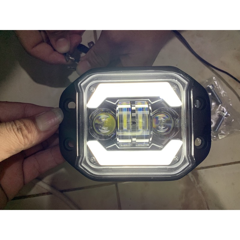 Lampu daymaker reflektor crf klx ktm wr lampu ped angel colour pnp berkualitas dan super terang TERMURAH