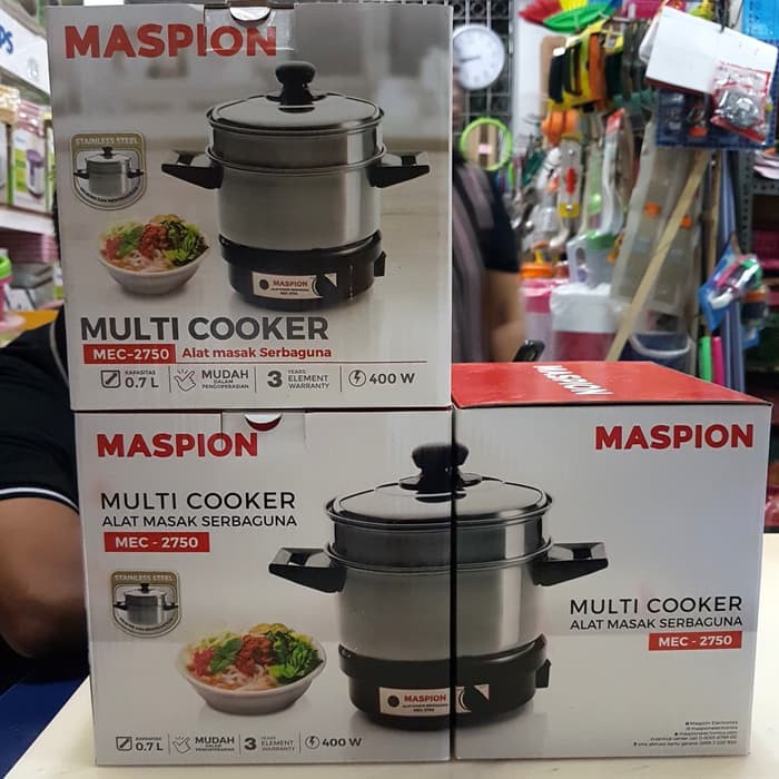 Maspion MEC2750 Multi Cooker Alat Masak Serbaguna Shopee Maspion MEC2750 Multi Cooker Alat Masak Serbaguna Shopee