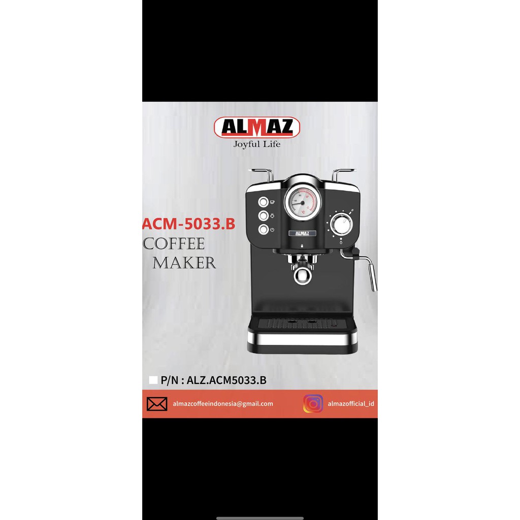 Mesin Kopi Espresso Acm5033.B Acm 5033 Coffee Maker Almaz