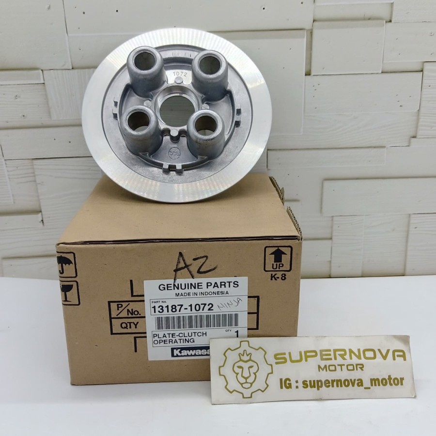 PLATE PRESSURE LAWAN KAKI 4 TUTUP KAMPAS KOPLING KAWASAKI NINJA ORIGINAL 13187-1072