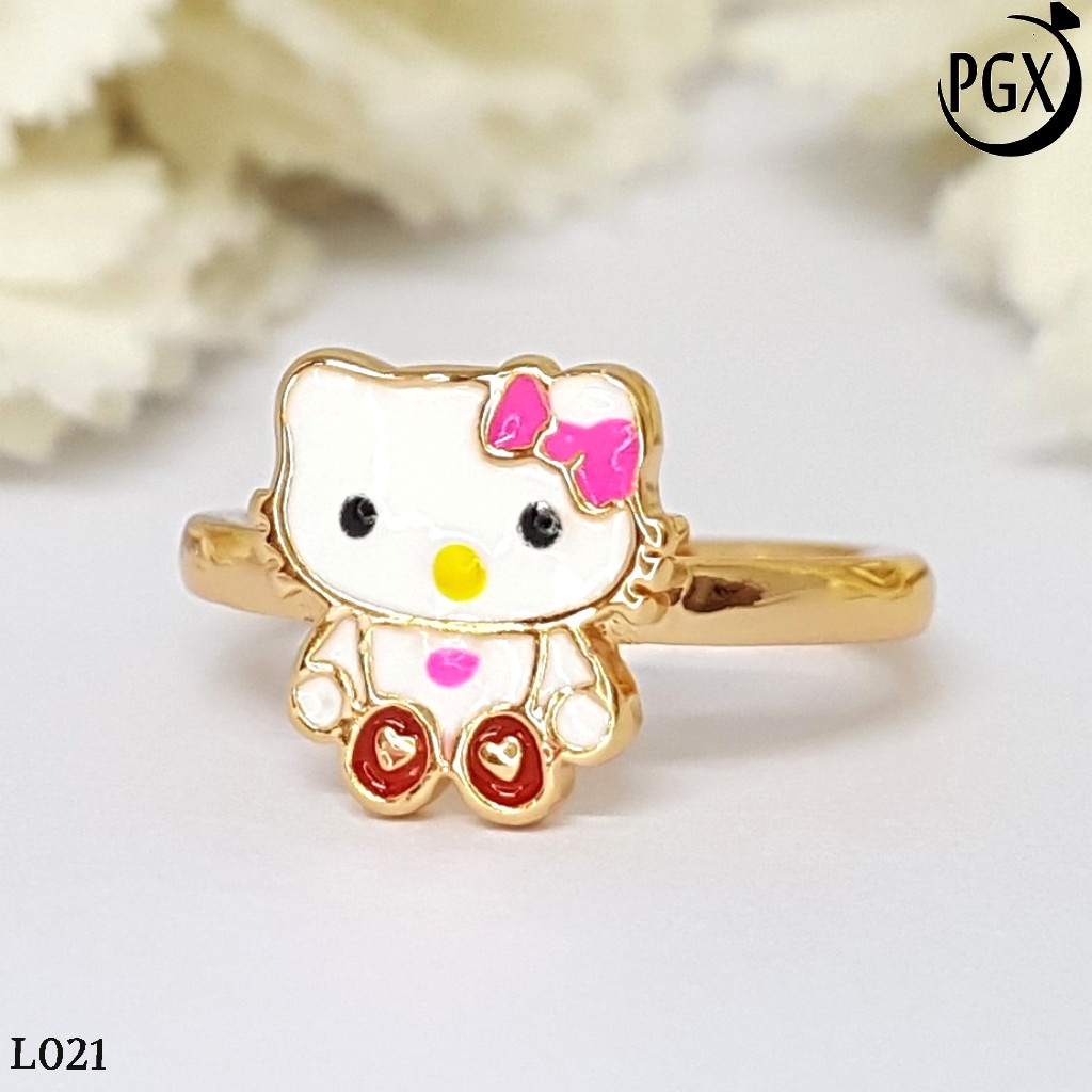 PGX Cincin Anak Xuping Aksesoris Perhiasan Lapis Emas Premium - L080