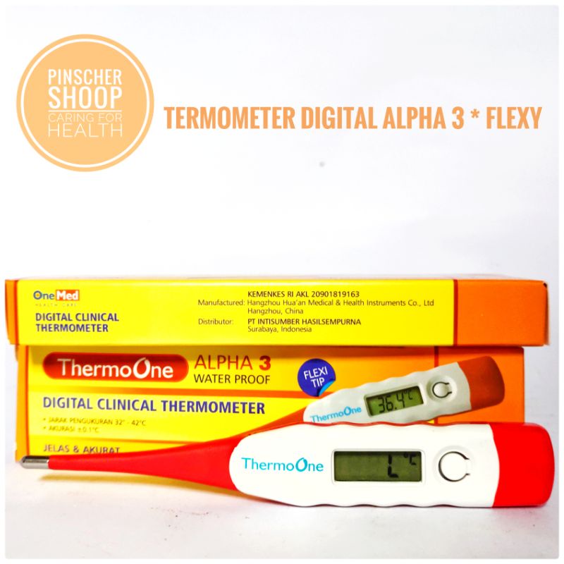 TERMOMETER DIGITAL ALPHA 3 FLEXY / LENTUR