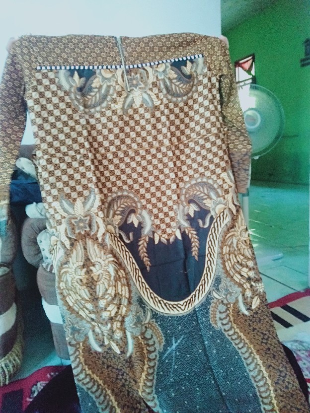Baju Gamis Batik Wanita - Baju Batik Gamis Allsize Jumbo Model Terbaru Mix Embos