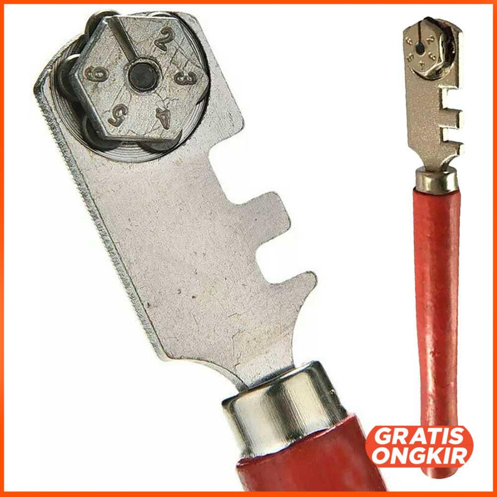 Pisau Pemotong Kaca Glass Cutter Diamond Cutting GJ012