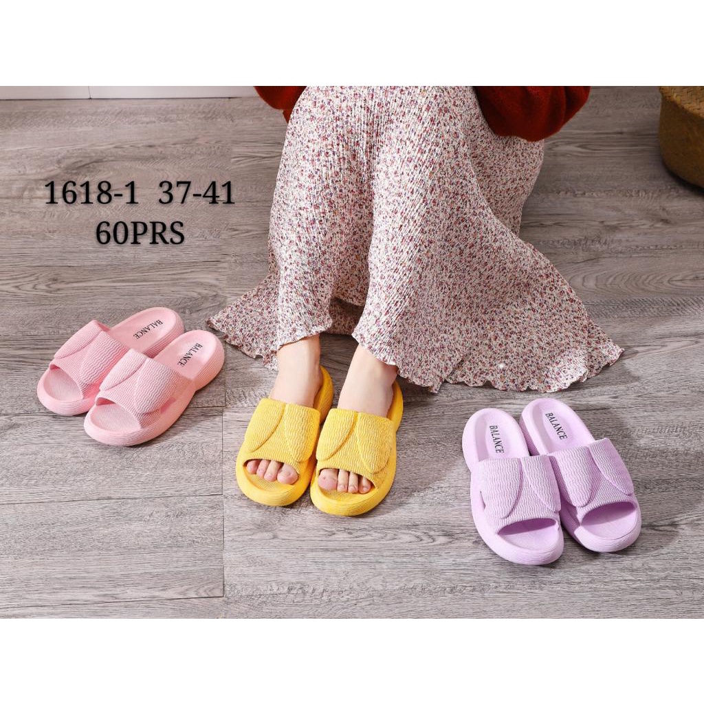 Sandal Slop Wanita / Sandal Rumah / Sandal Ringan Import Balance 1618-1 Model Terbaru