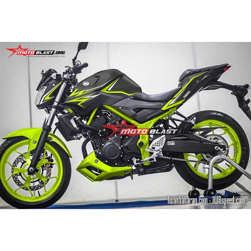 Decal Stiker Yamaha MT25 BLACK THUNDER