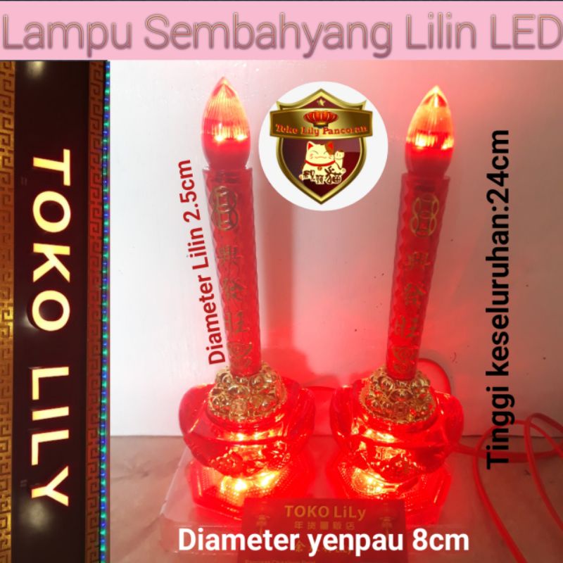 Lampu Altar Lilin LED / lampu Sembahyang LED / Lampu Lilin LED