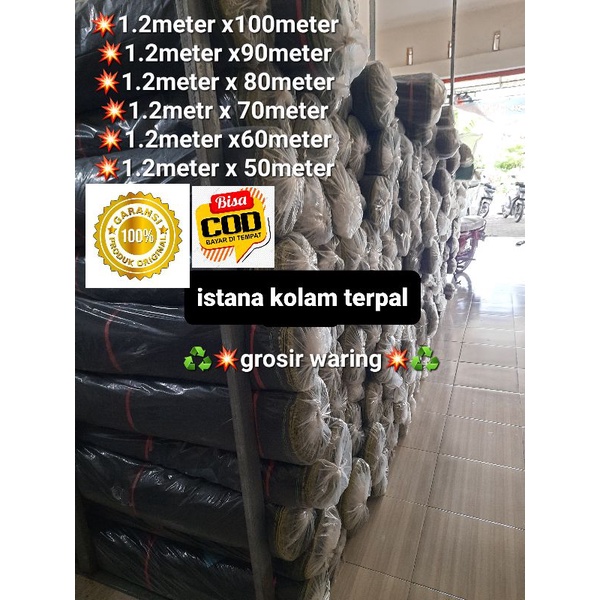 "Jual Produk Jaring waring satu roll 1.2meter 100meter jaring ikan jaring kebun ''