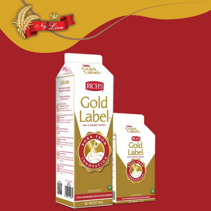 

(BISA COD) RICH'S GOLD LABEL Whipping Cream 907 gram (GOSEND/GRAB ONLY) PROMO SPECIAL Kode 1422