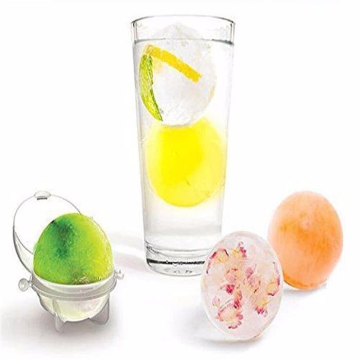 Ice Ball Mold - Cetakan Es Bentuk Bulat Telur (4pcs)