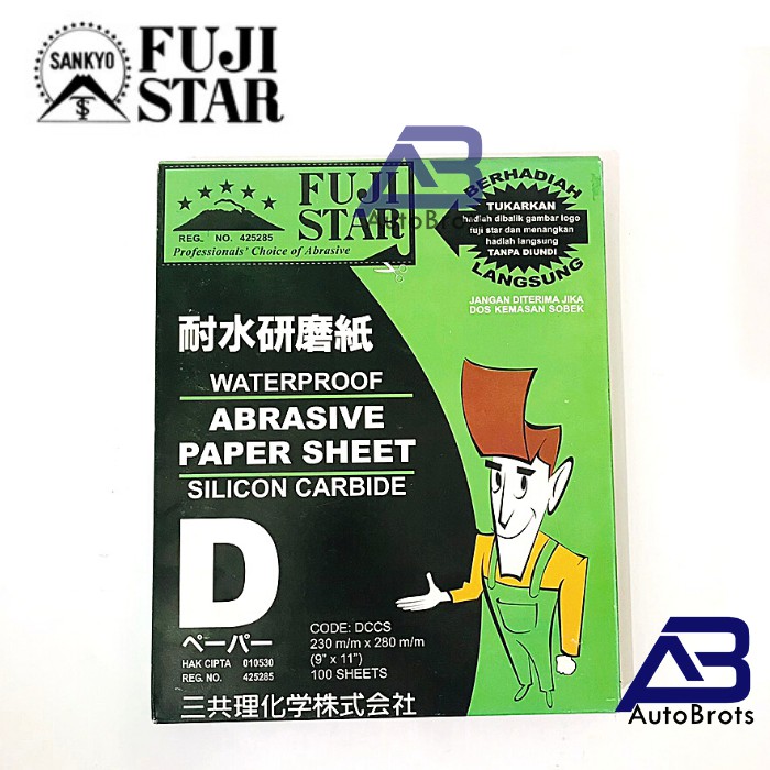 Jual Pack Pcs Amplas Duco Fuji Star Ukuran Abrasive Paper