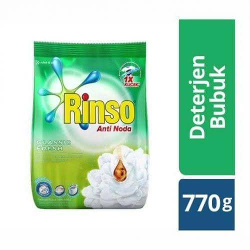 RINSO MOLTO DETERJEN BUBUK 770 gr DETERGEN ANTI NODA