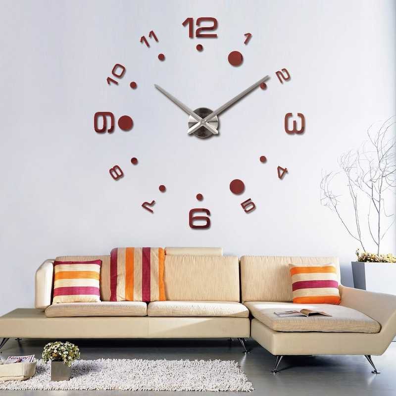 –751# Jam Dinding Besar DIY Giant Wall Clock Dekorasi Tembok Rumah Jamdinding Raksasa Murah