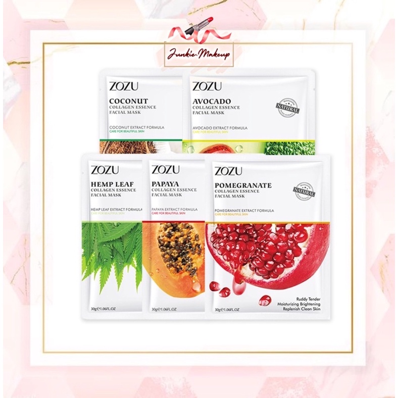 Zozu Sheet Mask Collagen Masker Essence Facial