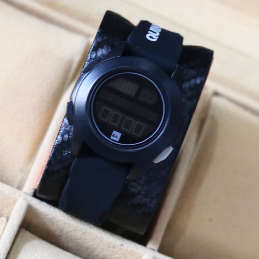 jam tangan quiksilver digital tali rubber fashion pria