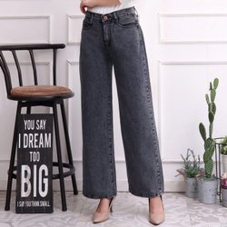 Celana Kulot Jeans Wanita High Waist Murah/Highwaist Kulot Jeans Wanita Loose Kulot Levis Wanita