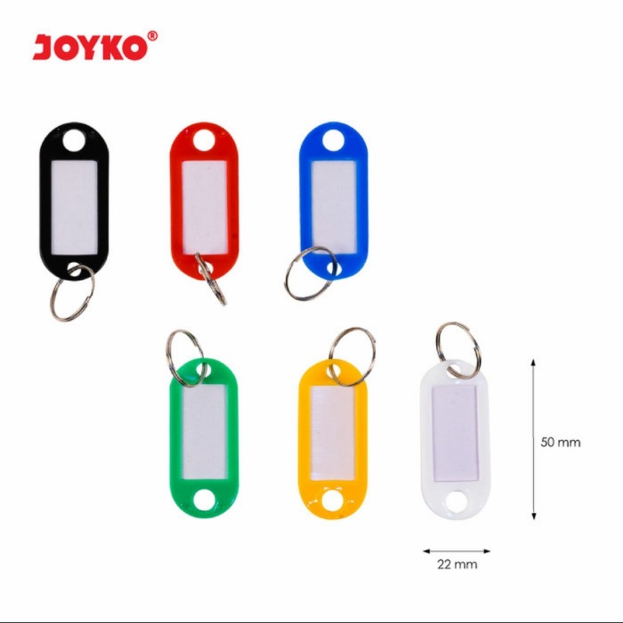 

Key Ring JOYKO KR9 isi50/Gantungan Kunci Label Nama/Ring Kunci Keyring