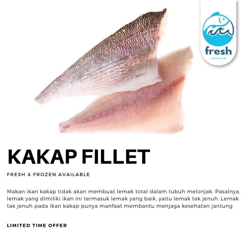 

KAKAP MERAH FILLET 1kg