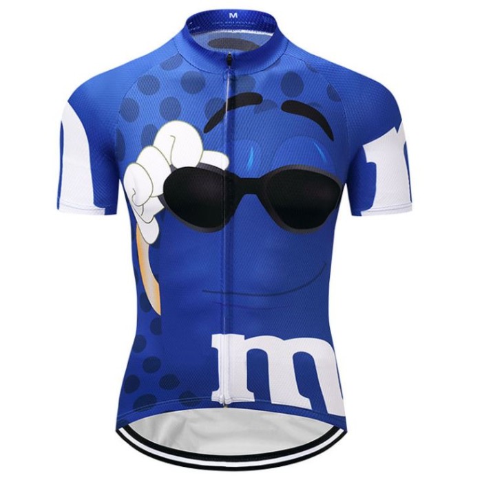 Baju Jersey Sepeda Cycling Premium Lucu Motif M&amp;M