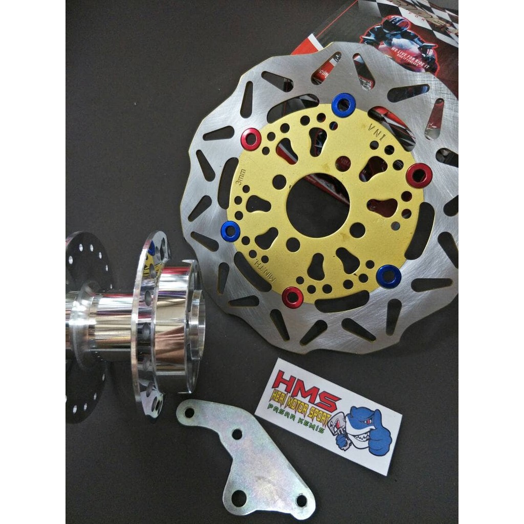 Tromol Depan Satria FU, Satria FU Face List + Piringan + Breket Pnp