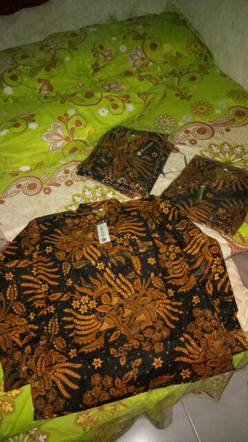Kemeja Pria Lengan Panjang Motif Kembang Langit