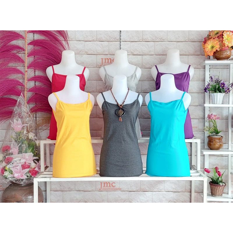 Tangtop Tali Kecil Jumbo ( Mosi Mosi )