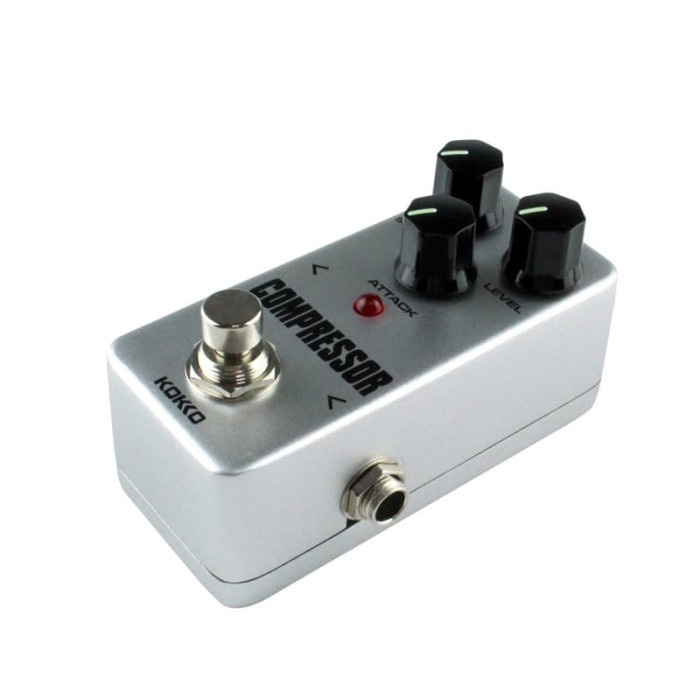 KOKKO Compressor Pedal Efek Gitar True Bypass - CFP2 - Silver
