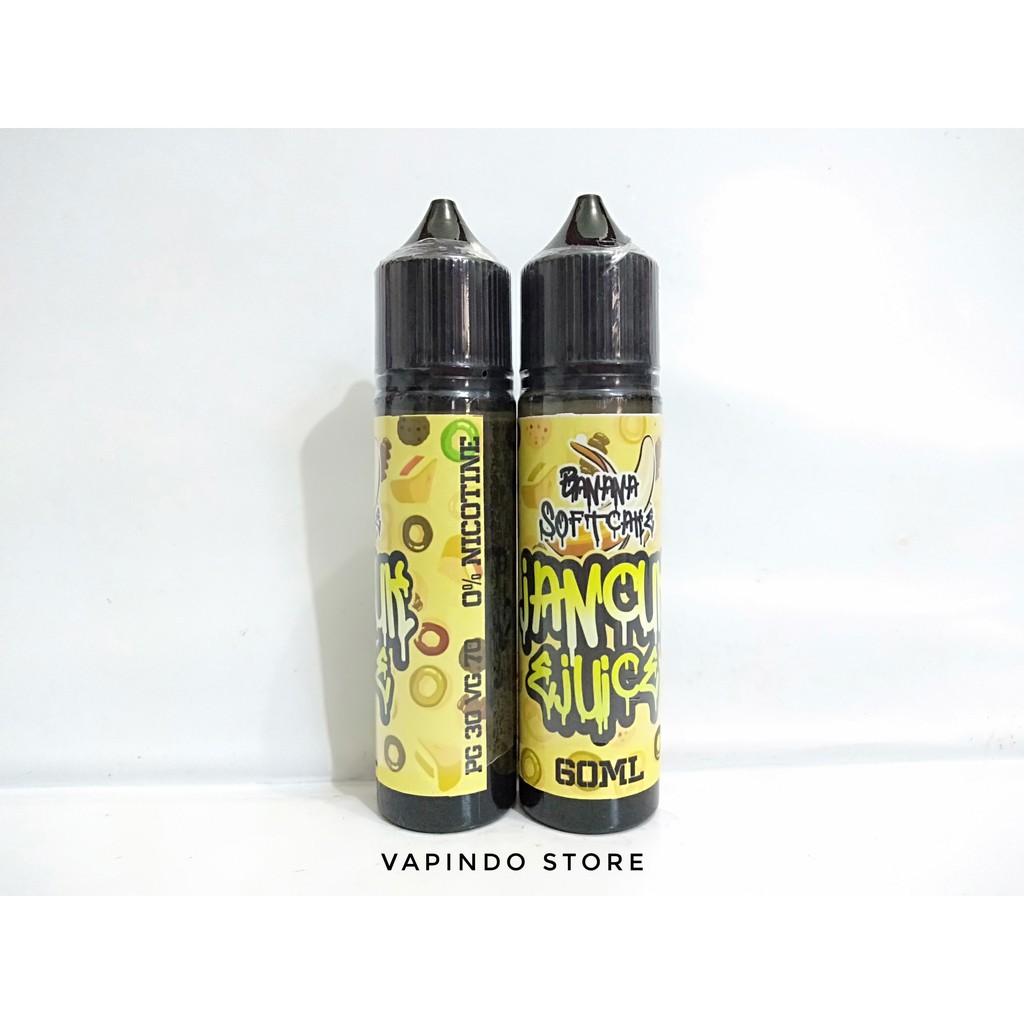 JANCUK BANANA SOFTCAKE 60ML 0MG EJUICE E LIQUID VAPOR