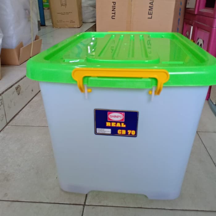 EZY STORAGE 52 LITER CONTAINER BOX KONTAINER BOX TEMPAT KOTAK SERBAGUNA KERANJANG EZY BOX