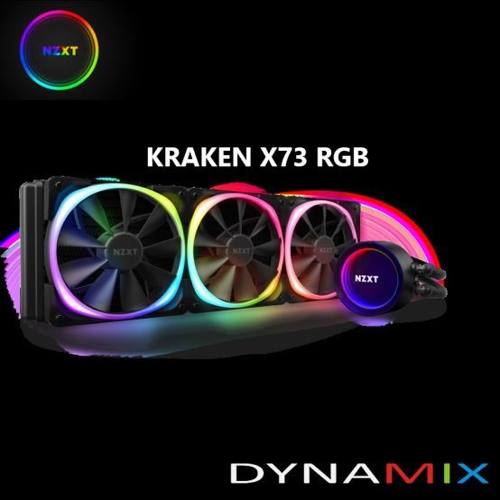 Hydro Cooling NZXT KRAKEN X73 RGB 360mm AIO CPU Liquid Cooler GARANSI RESMI | CPU Cooler