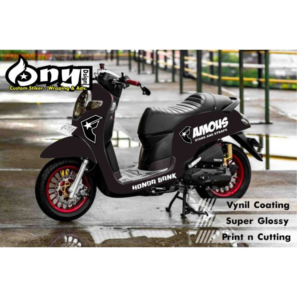 CUTTING STIKER SCOOPY FAMOUS CUTTING STIKER SCOOPY FAMOUS