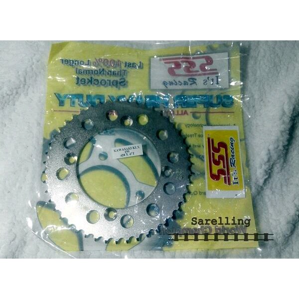 Silakan Order Gear Belakang SSS 51 52 53 54 55 T KLX 150 / DTracker Diskon