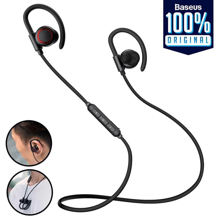 Bluetooth Headset Baseus Encok S17 Sport Earphone Wireless Handsfree