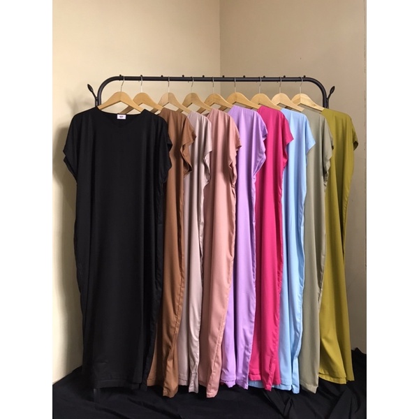 Basic inner dress/Homedress katun rayon Allsize