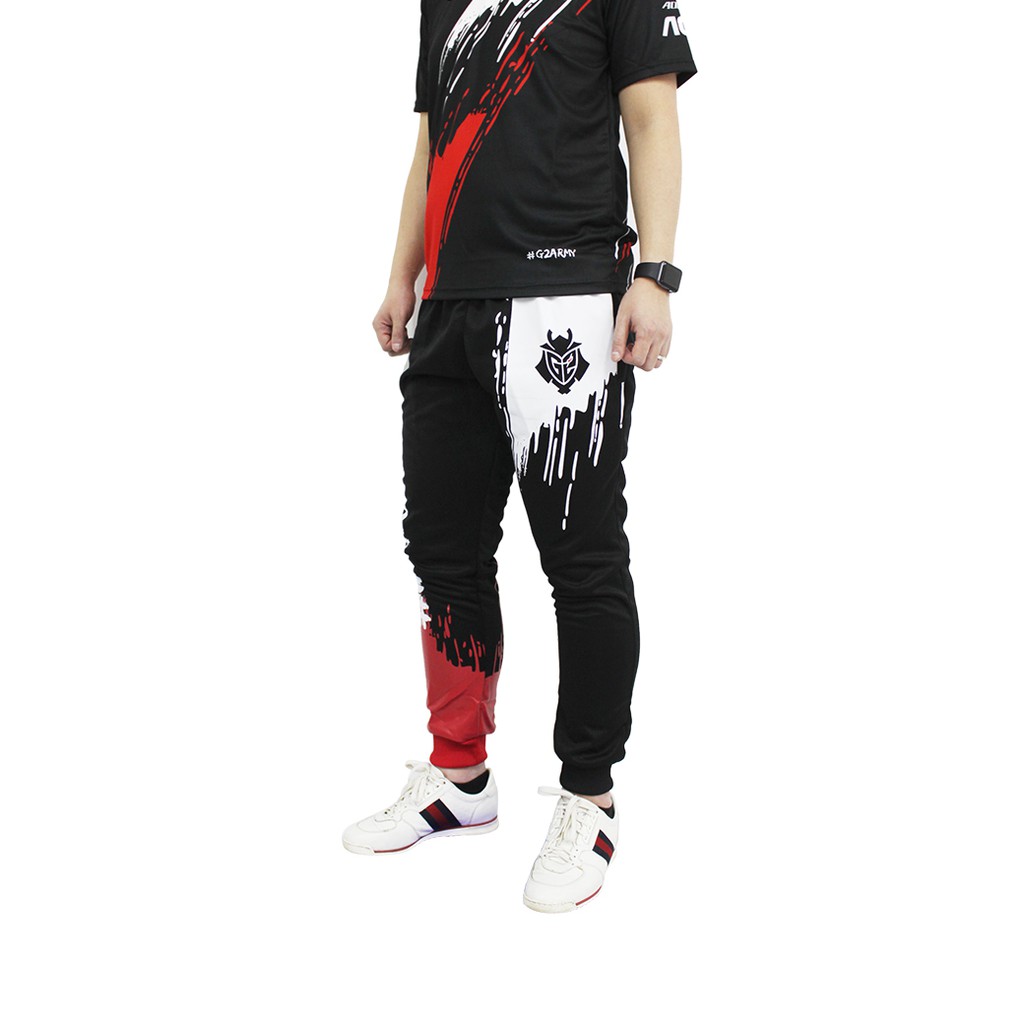 G2 E-Sports Jogger Gaming Pants / Celana Olahraga / Training