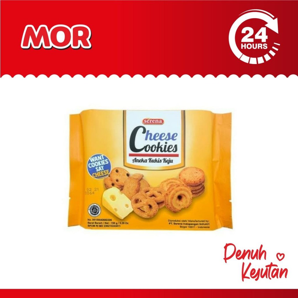 

SERENA Cheese Cookies Aneka Kukis Keju 150 gr