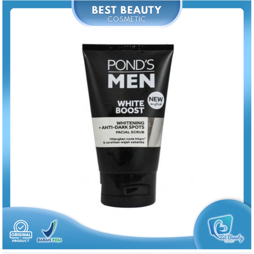 ★ BB ★ POND'S Men Face Scrub White Boost 100gr