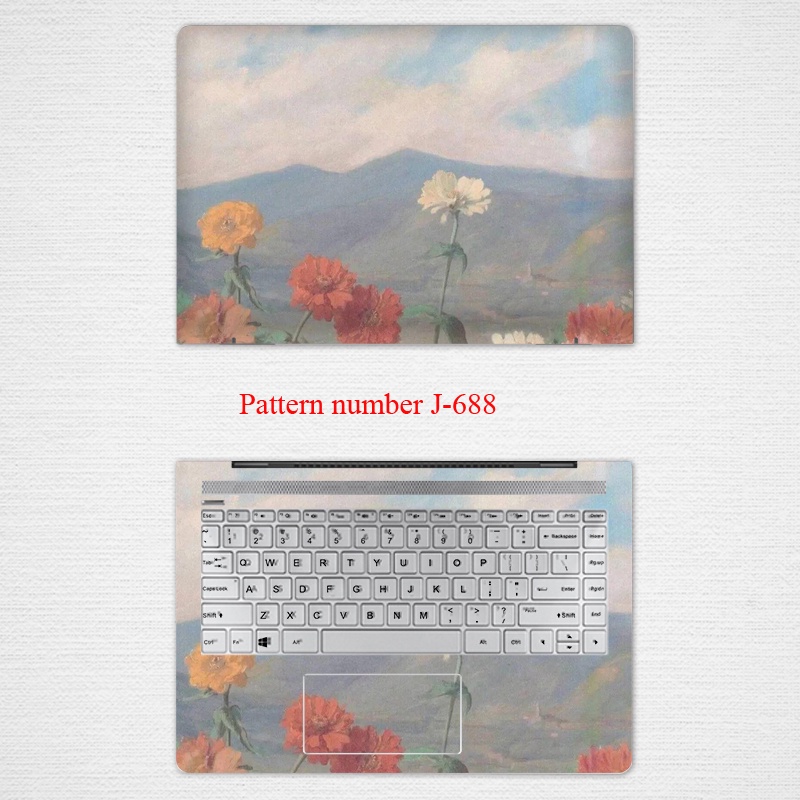 2 Pcs Stiker Laptop Universal Motif Pemandangan Bahan VINYL Ukuran 12 13 14 15.6 Inch HP ProBook 450 g7 15-EG 845 g7 14S-FQ 14-dhprotektor LGBT
