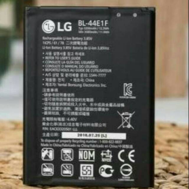 BATTERY BATRE BATERAI LG V20 BL-44E1F ORIGINAL 100% LG V20